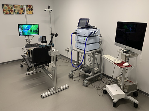 The Carney Institute transcranial magnetic stimulation (TMS) room. 