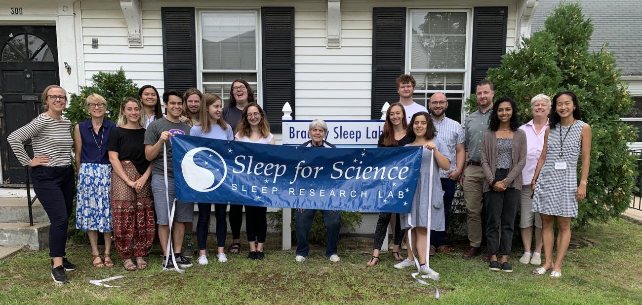 Sleep research staff group photo