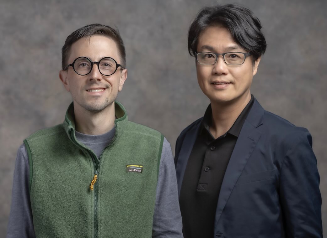 Photo of Ryan O'Rourke and Yu-Wen Alvin Huang